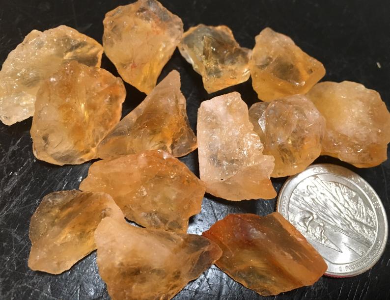 Rough Citrine 1 - Energize your Life with Crystals